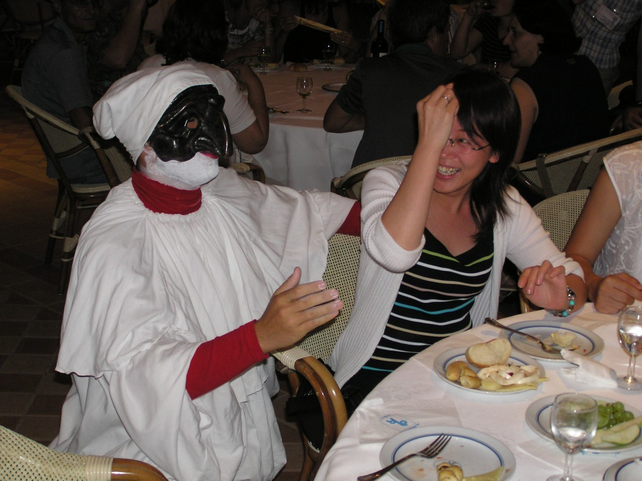 Dinner with Pulcinella